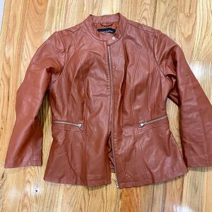 Ashley Stewart Faux Leather Jacket